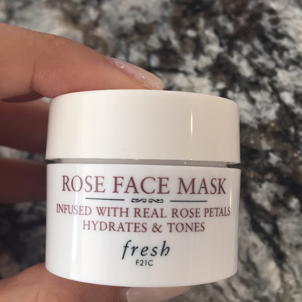 Rose face mask